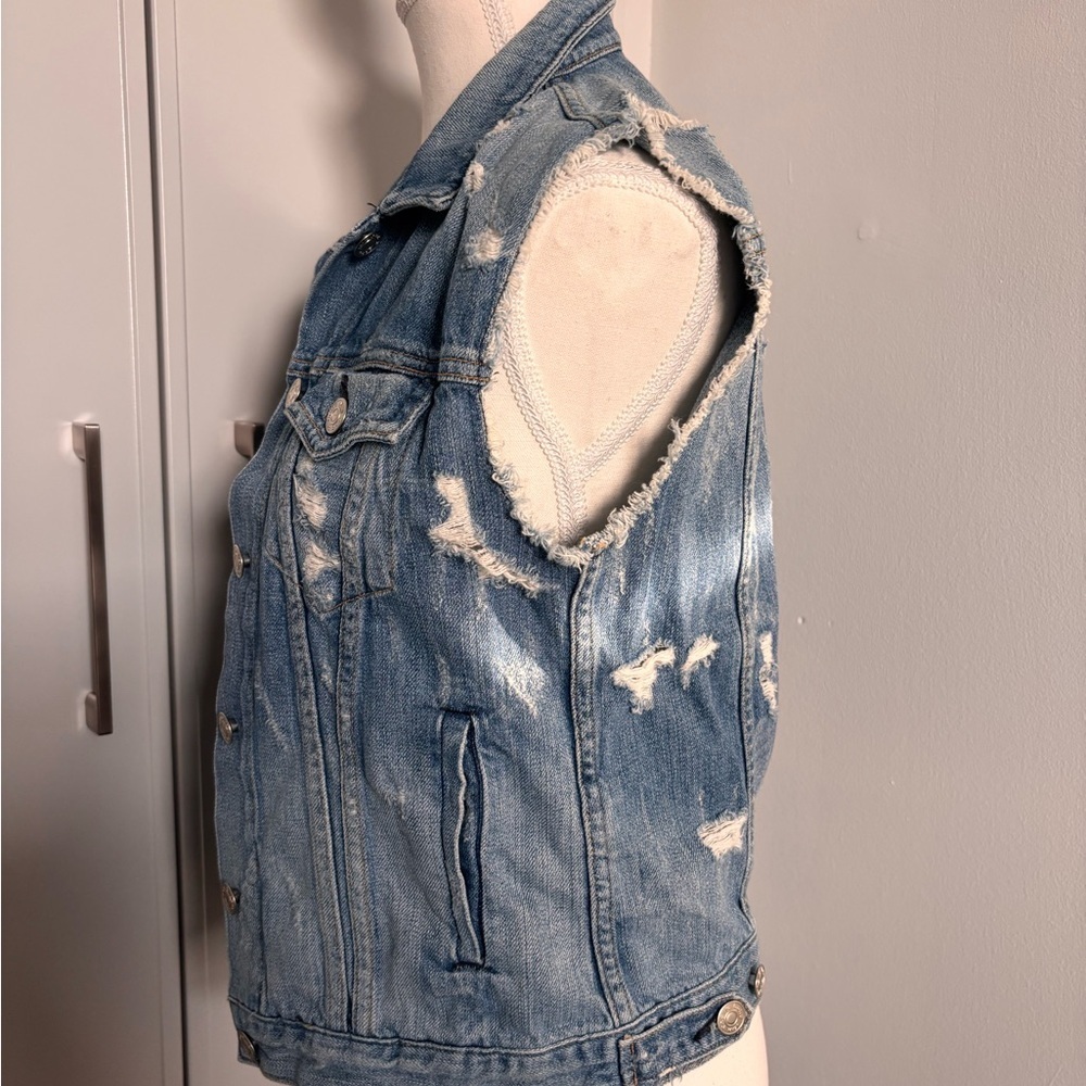 rag & bone Light Blue Denim Jacket - Picture 6 of 9